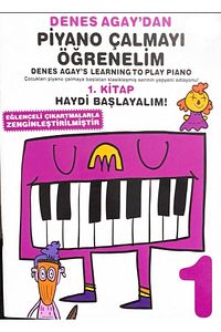 Denes Agay ' Dan Piyano Çalmayı Öğrenelim 1. Kitap ürün fotoğrafı