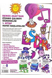 Denes Agay ' Dan Piyano Çalmayı Öğrenelim 1. Kitap ürün fotoğrafı