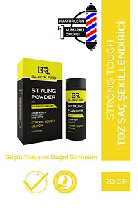 Black&red Saç Şekillendirici Toz Wax Pudra Güçlü Tutuş Ve Doğal Görünüm - Strong Touch Toz Wax - 20g ürün fotoğrafı