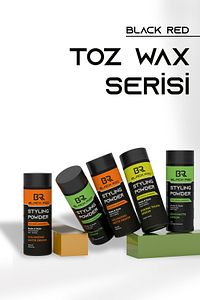 Black&red Saç Şekillendirici Toz Wax Pudra Güçlü Tutuş Ve Doğal Görünüm - Strong Touch Toz Wax - 20g ürün fotoğrafı