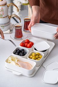 Pure White 13 Parça Porselen Kahvaltılık ürün fotoğrafı