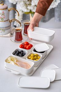 Pure White 13 Parça Porselen Kahvaltılık ürün fotoğrafı