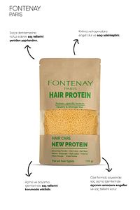 Hair Protein / Saç Bakım Proteini -Saç Açma&Boya Işleminde Yıpranmaya Karşı Özel Ürün 100gr ürün fotoğrafı