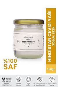 Hindistan Cevizi Yağı Soğuk Sıkım %100 Saf 150 gr ürün fotoğrafı