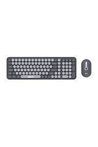 BKB6 Gri Ev Ofis İş Yeri 2.4 GHz Kablosuz Klavye Mouse Seti ürün fotoğrafı