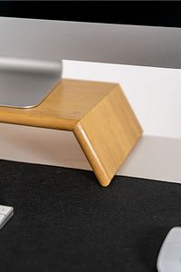 Ahşap Monitör Yükseltici, Monitor Standı, Ekran Yükseltici, Monitör Yükseltme Standı, Ergonomik-çam ürün fotoğrafı