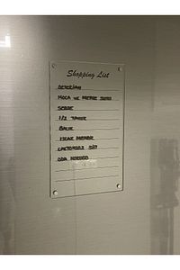 Mıknatıslı Alışveriş Eksik Listesi (SHOPPING LIST) (SİYAH UV BASKILI) ürün fotoğrafı