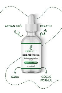 Hızlı Saç Uzatma Serumu, Argan Ve Keratin Özlü Dökülme Karşıtı Ve Besleyici 30 ml (ÖZEL FORMÜL) ürün fotoğrafı