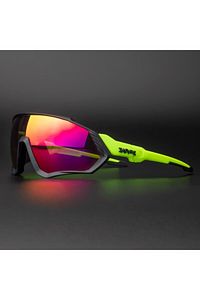 Wind Değişebilir 5 Lens Mtb Polarize Bisiklet Spor Dağ Kayak Gözlüğü ürün fotoğrafı