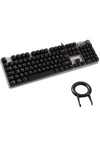 Kb-r28 Blade Plus Siyah/gümüş Gökkuşağı Türkçe Kırmızı Switch Mekanik Klavye Gaming Oyuncu Klavyesi ürün fotoğrafı