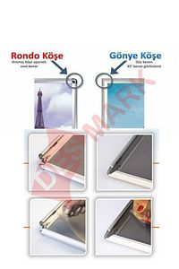 A Kaldırım Ve Reklam Panosu Ayaklı Poster Pano Çift Taraflı (B2 (50X70) ürün fotoğrafı