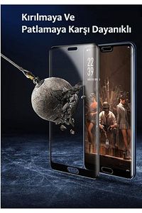 Huawei P20 Pro HD Baskılı Kılıf + MAT NANO Kırılmaz Ekran Koruyucu f (60) ürün fotoğrafı