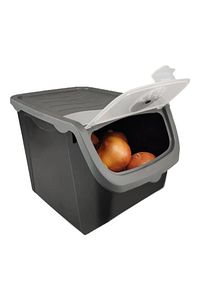 Coral 2'li Soğan Patates Saklama Kabı 12 Litre - Gri C320.037 ürün fotoğrafı