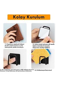 Bulaşık Süngeri Tutacağı Güçlü Yapışkanlı 1 Adet ürün fotoğrafı