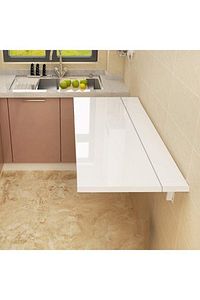 90 Cm X 60 Cm %100 Mdf Açılır Kapanır Duvara Monte Raf Masa-mutfak Masası ürün fotoğrafı