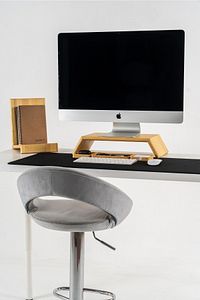 Ahşap Monitör Yükseltici, Monitor Standı, Ekran Yükseltici, Monitör Yükseltme Standı, Ergonomik-çam ürün fotoğrafı