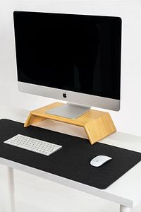 Ahşap Monitör Yükseltici, Monitor Standı, Ekran Yükseltici, Monitör Yükseltme Standı, Ergonomik-çam ürün fotoğrafı