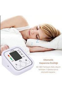 AC-463 Çift Kullanıcı Özellikli Koldan Tansiyon Aleti Pil Hediyeli ürün fotoğrafı
