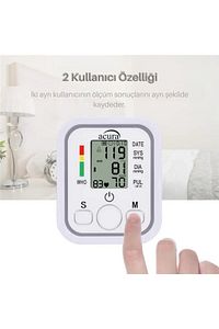 AC-463 Çift Kullanıcı Özellikli Koldan Tansiyon Aleti Pil Hediyeli ürün fotoğrafı