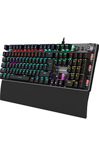 Kb-r28 Blade Plus Siyah/gümüş Gökkuşağı Türkçe Kırmızı Switch Mekanik Klavye Gaming Oyuncu Klavyesi ürün fotoğrafı