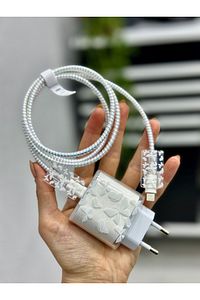 iPhone 18/20 W Şarj Cihazı Uyumlu 5 Parça Şarj Koruma Seti ürün fotoğrafı