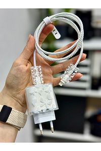 iPhone 18/20 W Şarj Cihazı Uyumlu 5 Parça Şarj Koruma Seti ürün fotoğrafı