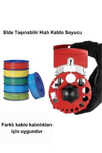 Bakır Kablo Tel Soyma ve Çıkarma Aparatı-Hurda Geri Dönüşüm Kablo Bakır Tel Çıkarma ve Soyma Aleti ürün fotoğrafı