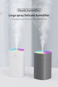 H2O Humidifier 400 Ml Ulrasonik Hava Nemlendirici Buhar Makinesi Ve Aroma Difüzörü ürün fotoğrafı