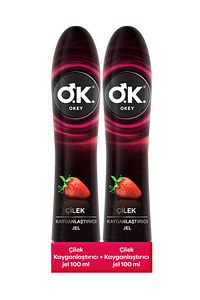 Çilek Kayganlaştırıcı Jel 2'li Set 200 ml ürün fotoğrafı