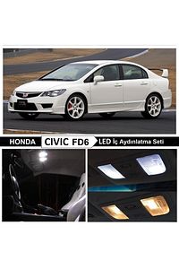 Honda Civic Fd6 Led Iç Aydınlatma Seti Beyaz 8 Adet ürün fotoğrafı