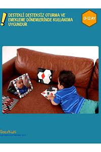 Tummy Time Bebek Aynası & Bebek Zeka Kartları ürün fotoğrafı