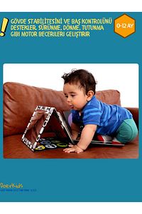 Tummy Time Bebek Aynası & Bebek Zeka Kartları ürün fotoğrafı