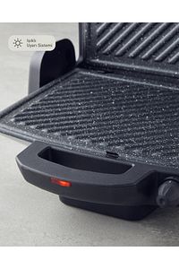 Tmk 5010 Çıkarılabilir Plakalı Tost Makinesi Siyah-krom ürün fotoğrafı