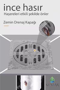 10'Lu Banyo Lavabo Eviye Zemin Gider Filesi Gider Kapağı Gider Süzgeci Saç Kıl Tüy Toplayıcı Tıkaç ürün fotoğrafı