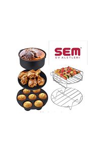 Akıllı Fritöz Airfryer Pişirme Aparatları Aksesuar Yağsız Kızartma Tavalar ürün fotoğrafı