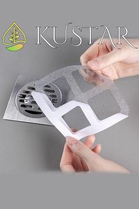 10'Lu Banyo Lavabo Eviye Zemin Gider Filesi Gider Kapağı Gider Süzgeci Saç Kıl Tüy Toplayıcı Tıkaç ürün fotoğrafı