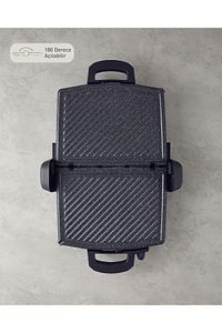Tmk 5010 Çıkarılabilir Plakalı Tost Makinesi Siyah-krom ürün fotoğrafı