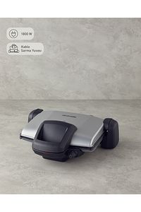 Tmk 5010 Çıkarılabilir Plakalı Tost Makinesi Siyah-krom ürün fotoğrafı