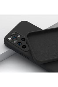 Xiaomi Redmi Note 11 Pro/12 Pro 4g Kamera Korumalı İçi Kadife Yumuşak Dokulu Kılıf Lansman Siyah ürün fotoğrafı