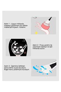 Silikon Maske Krem Sürme Fırçası ürün fotoğrafı