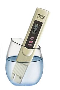 Tds Metre Su Kalitesi Ölçüm Cihazı Su Saflık Ölçer + Pil ürün fotoğrafı