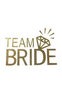 10 AD Team Bride Geçici Dövme, Bekarlığa Veda Bride To Be Dövmesi ürün fotoğrafı