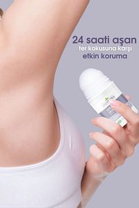 %100 Doğal Roll On Deodorant Alüminyumsuz - Kokusuz - Alkolsüz- Parfümsüz - Ter Kokusu Önleyici ürün fotoğrafı