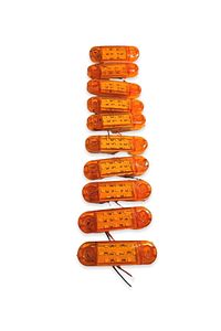 KOPYA - (10 Adet) Tombul Parmak Led Sarı 12v-24v ürün fotoğrafı