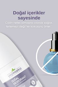 %100 Doğal Roll On Deodorant Alüminyumsuz - Kokusuz - Alkolsüz- Parfümsüz - Ter Kokusu Önleyici ürün fotoğrafı