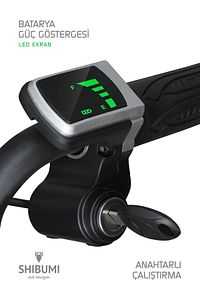 Elektrikli Drift Scooter 350 Watt 3 Tekerlekli Kaykay Siyah ürün fotoğrafı