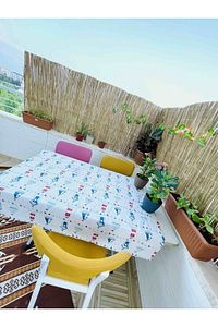 1 Metre X 5metre Kamış Hasır Doğal Çit Gölgelik ürün fotoğrafı