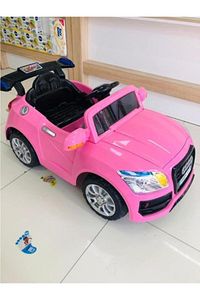 Audi Uzaktan Kumandalı 12v Akülü Araba Pembe ürün fotoğrafı