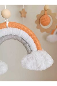 Dönence Beşik Dönencesi El Yapımı Doğal Bebek Çocuk Odası Dönence Müzik Kutusu Hediyemizdir. ürün fotoğrafı
