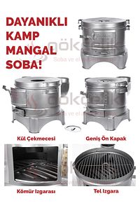Kamp Sobası Mangal Soba ürün fotoğrafı
